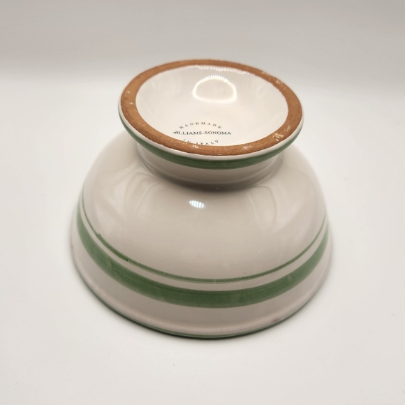 Williams Sonoma Herbs‎ Flora Thyme Pedastal Bowl, Italian Earthenware, Italy - Picture 6 of 8